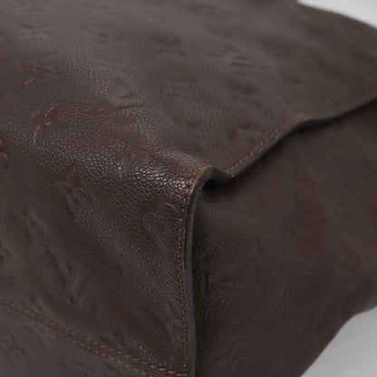 Louis Vuitton Lumineuse, Brown, Leather, tote