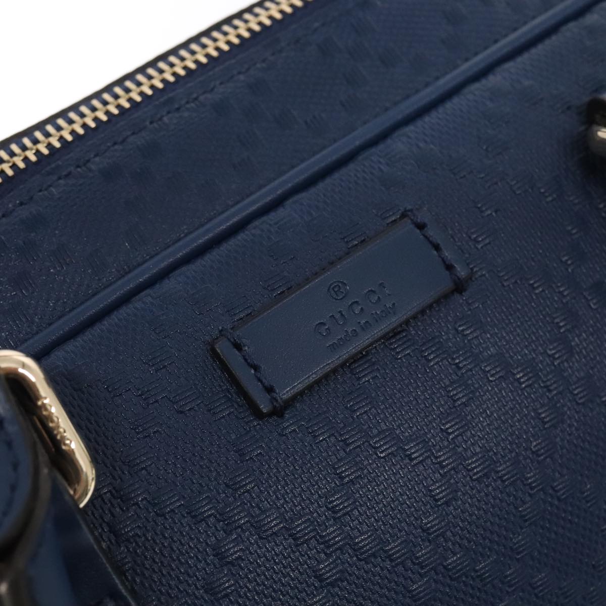 Gucci Diamante, Navy, Leather, briefcase