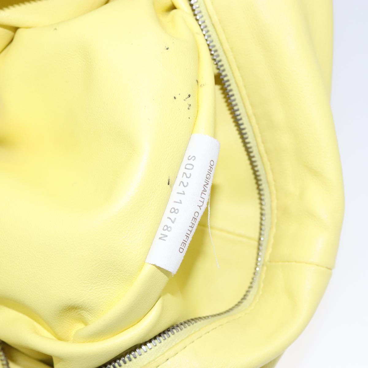 Bottega Veneta Double knot, Yellow, Leather, handbag