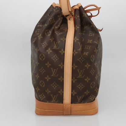 Louis Vuitton Noe, Brown, Canvas, shoulder