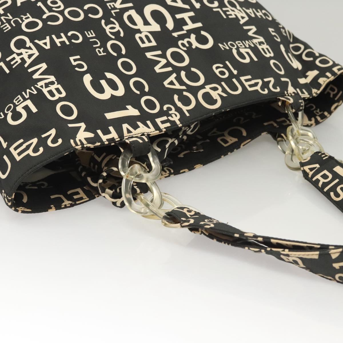 Chanel By sea, Black, Canvas, tote