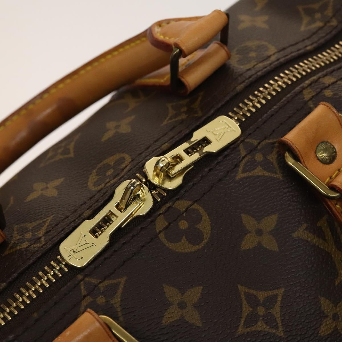 Louis Vuitton Keepall 45, Brown, Canvas, travel