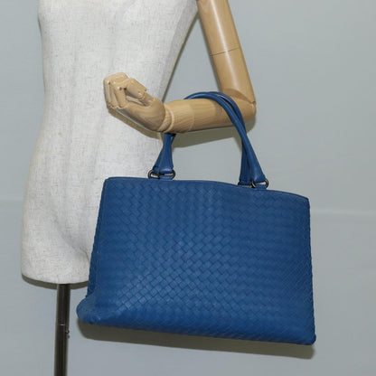 Bottega Veneta Intrecciato, Blue, Leather, handbag