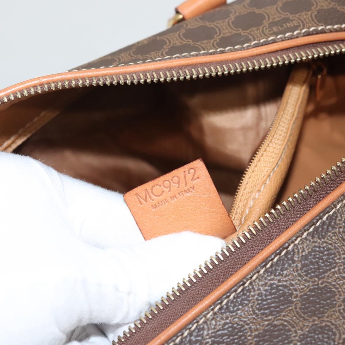 Céline Macadam, Brown, Canvas, handbag