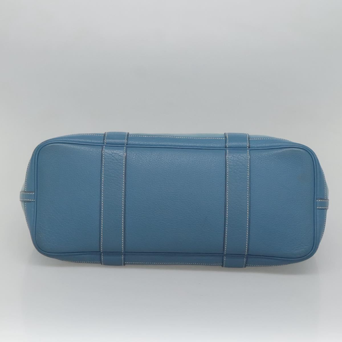 Hermès Garden Party, Blue, Canvas, tote