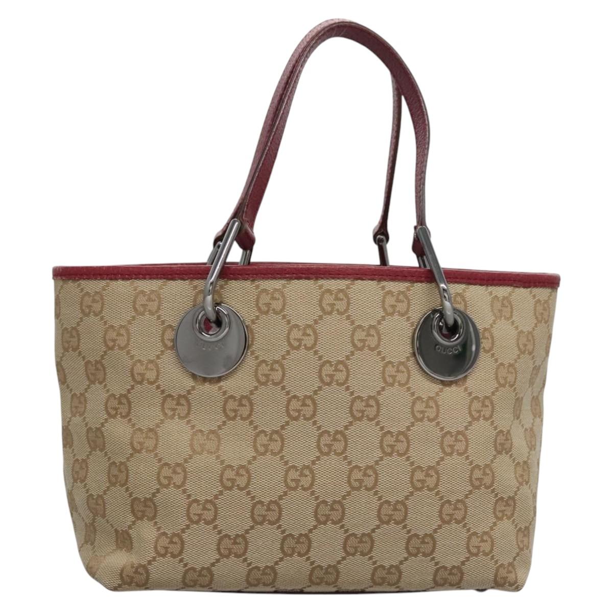 Gucci GG canvas, Beige, Canvas, handbag
