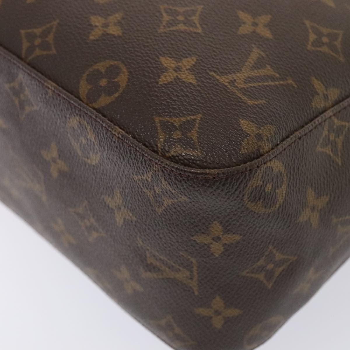 Louis Vuitton Looping GM, Brown, Canvas, shoulder