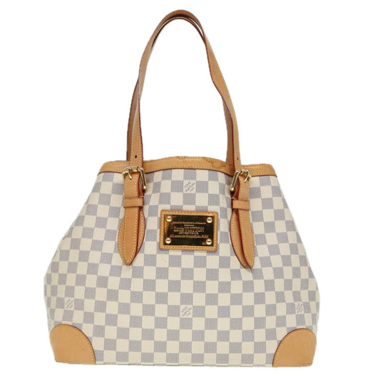 Louis Vuitton Hampstead, Beige, Canvas, tote