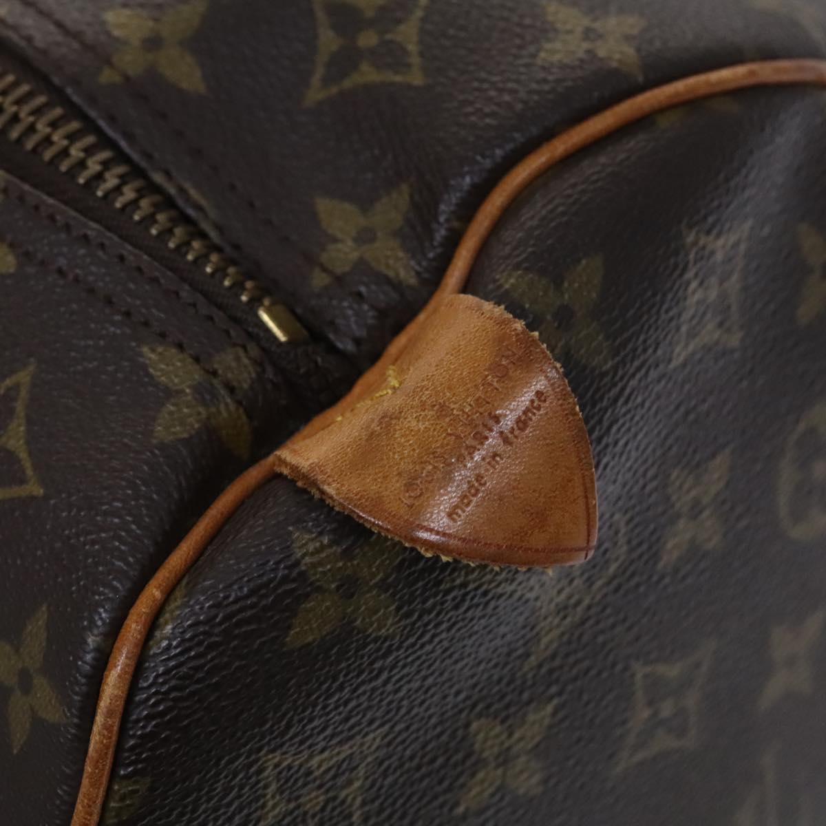Louis Vuitton Keepall 60, Brown, Canvas, travel