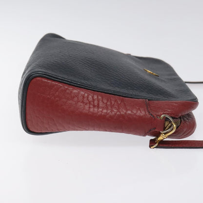 Hermès --, Navy, Leather, shoulder