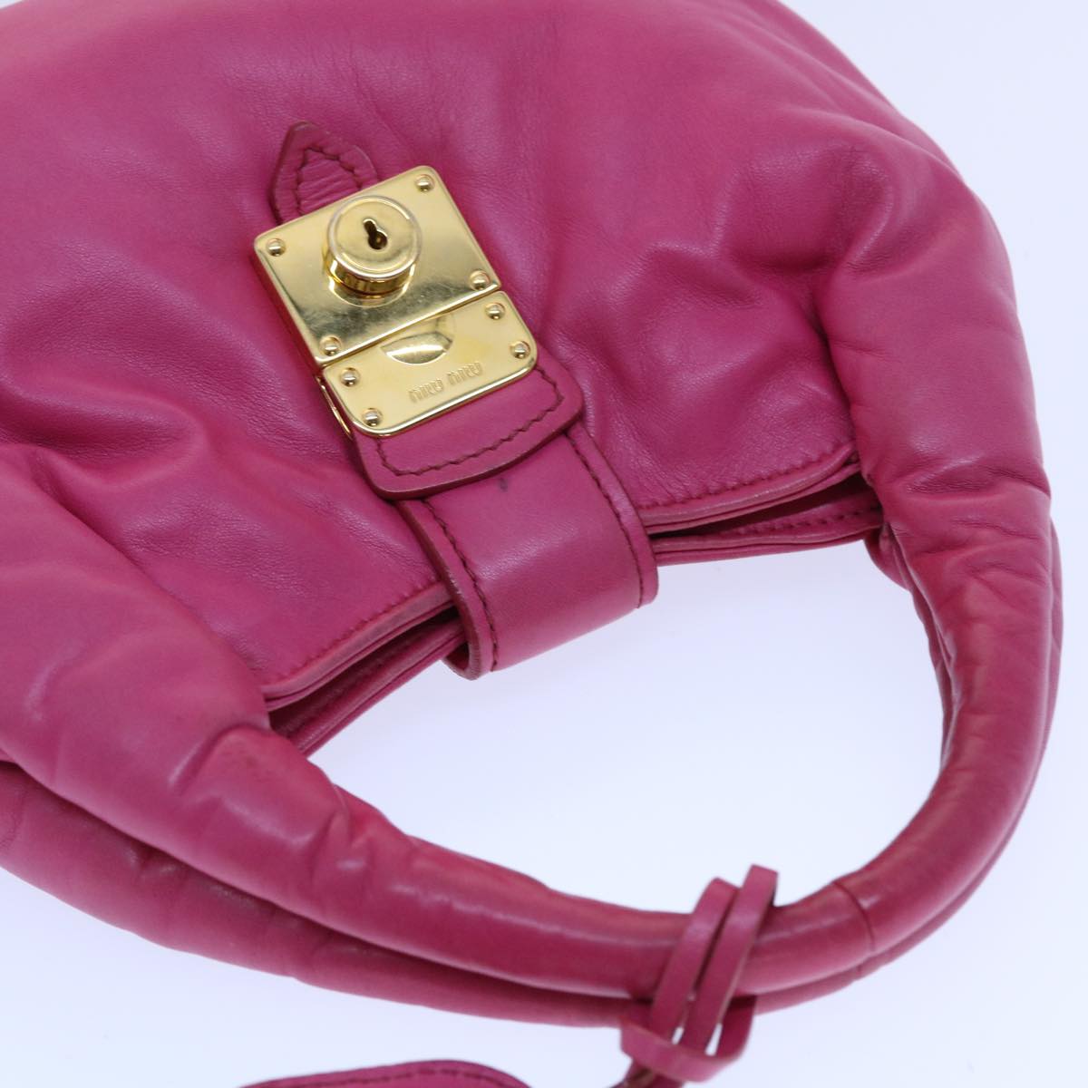 Miu Miu, Pink, Leather, handbag