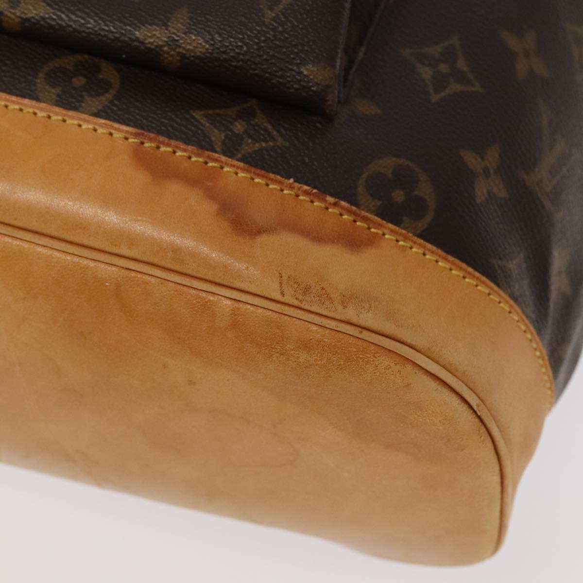 Louis Vuitton Montsouris, Brown, Canvas, backpack