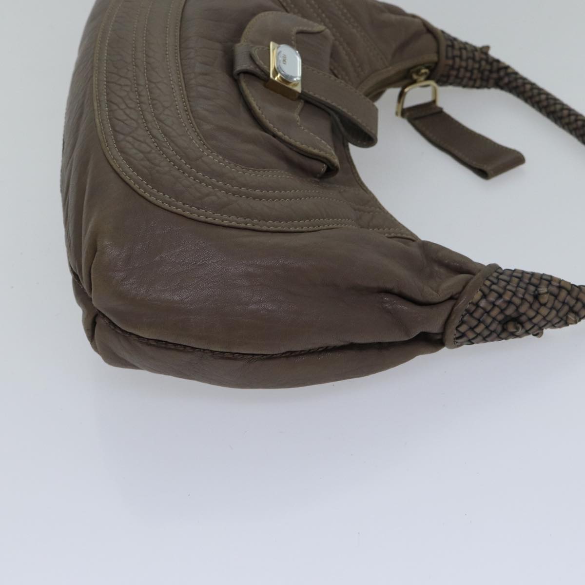 Fendi Hobo, Brown, Leather, handbag