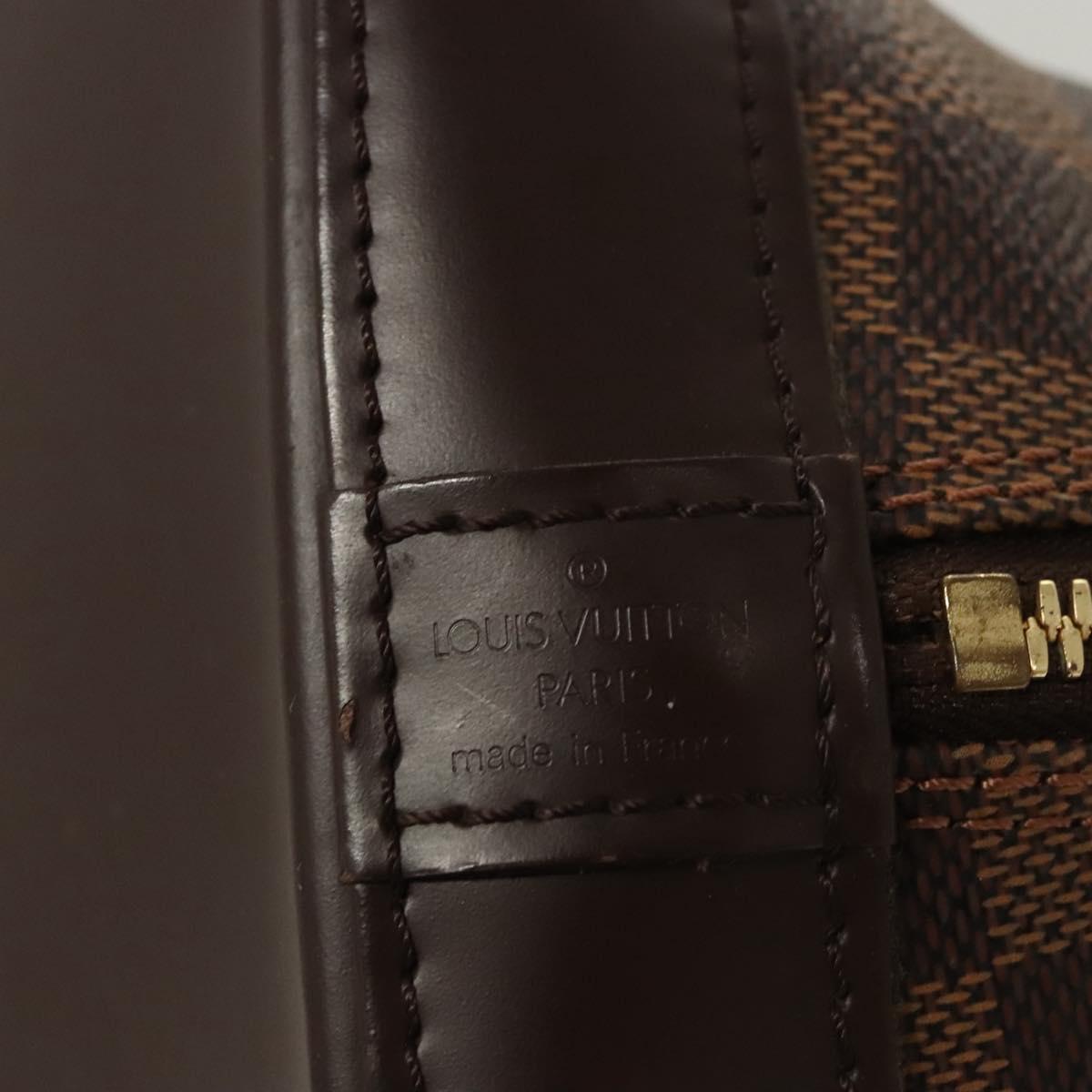 Louis Vuitton Alma BB, Brown, Canvas, handbag