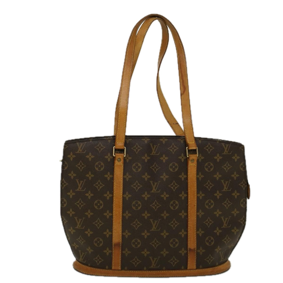 Louis Vuitton Babylone, Brown, Canvas, tote