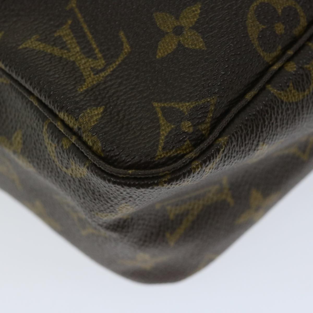 Louis Vuitton Trousse de Toilette, Brown, Canvas, clutch