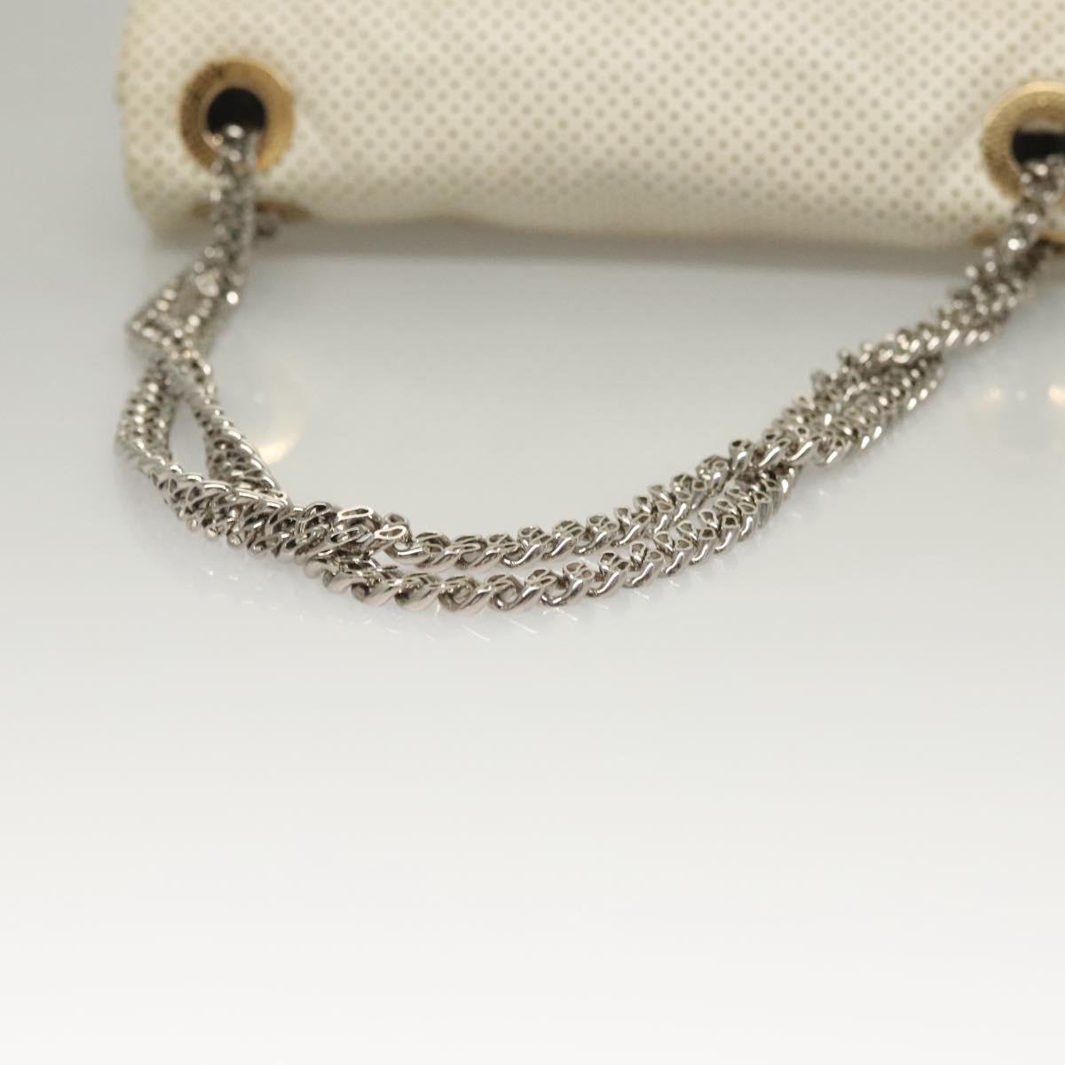 "Chanel 2,55", White, Leather, shoulder