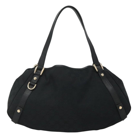 Gucci Abbey, Black, Canvas, tote