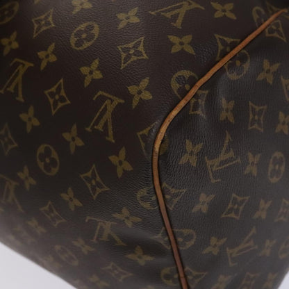 Louis Vuitton Keepall 55, Brown, Canvas, travel