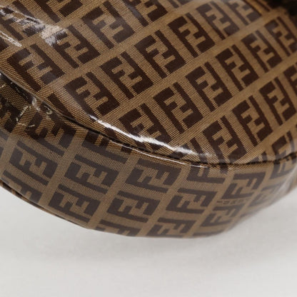 Fendi Zucchino, Brown, Canvas, handbag