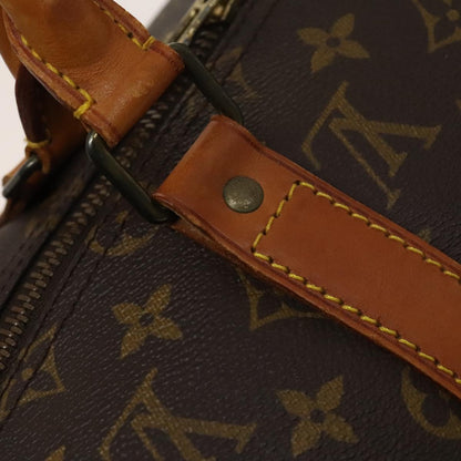 Louis Vuitton Keepall 50, Brown, Canvas, travel