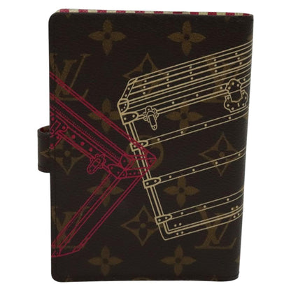 Louis Vuitton Agenda PM, Brown, Canvas, wallet