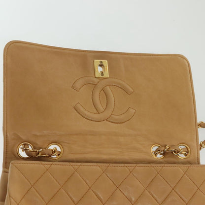 Chanel Matelassé, Brown, Leather, shoulder