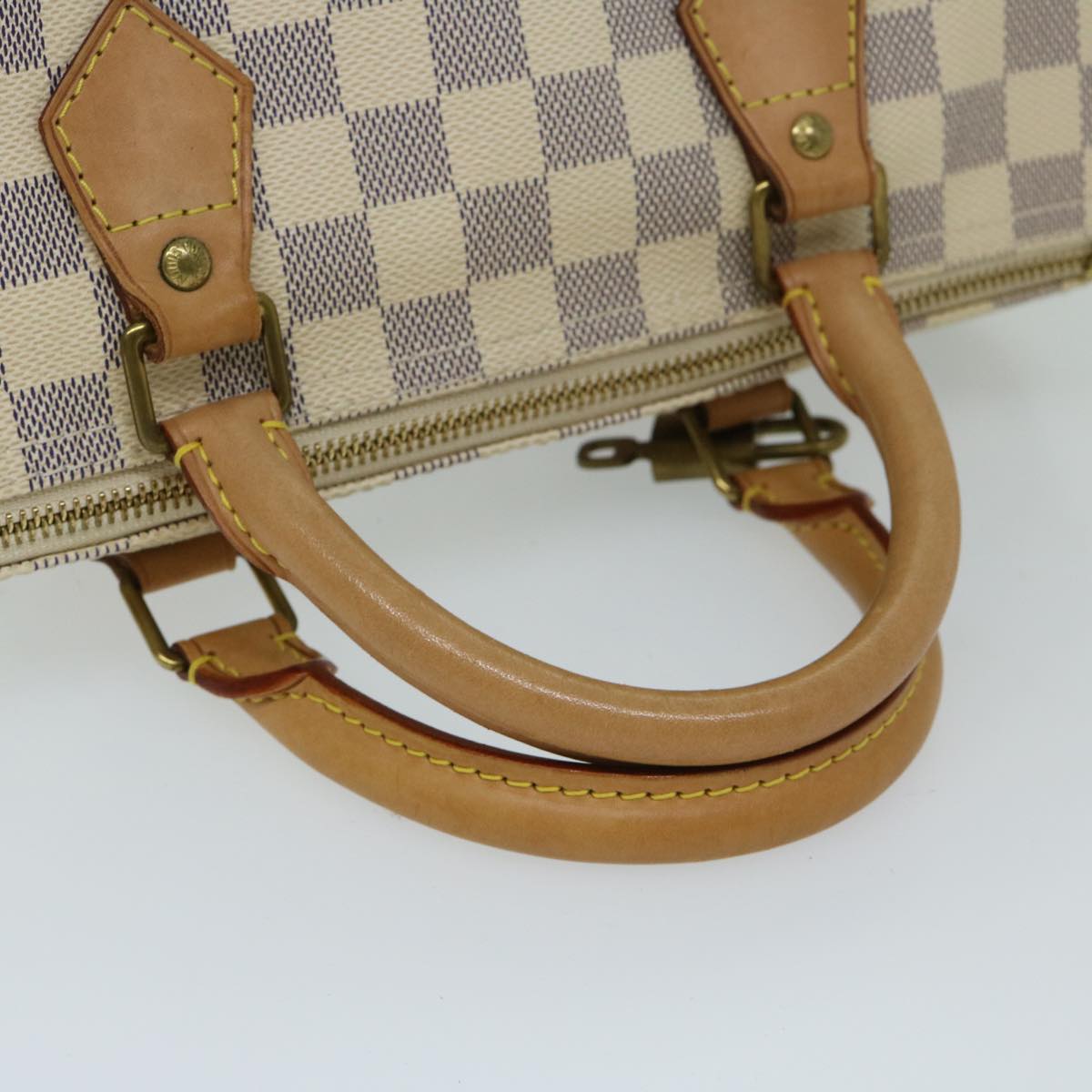 Louis Vuitton Speedy 30, Beige, Canvas, handbag