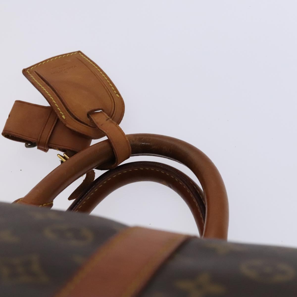 Louis Vuitton Keepall 55, Brown, Canvas, travel
