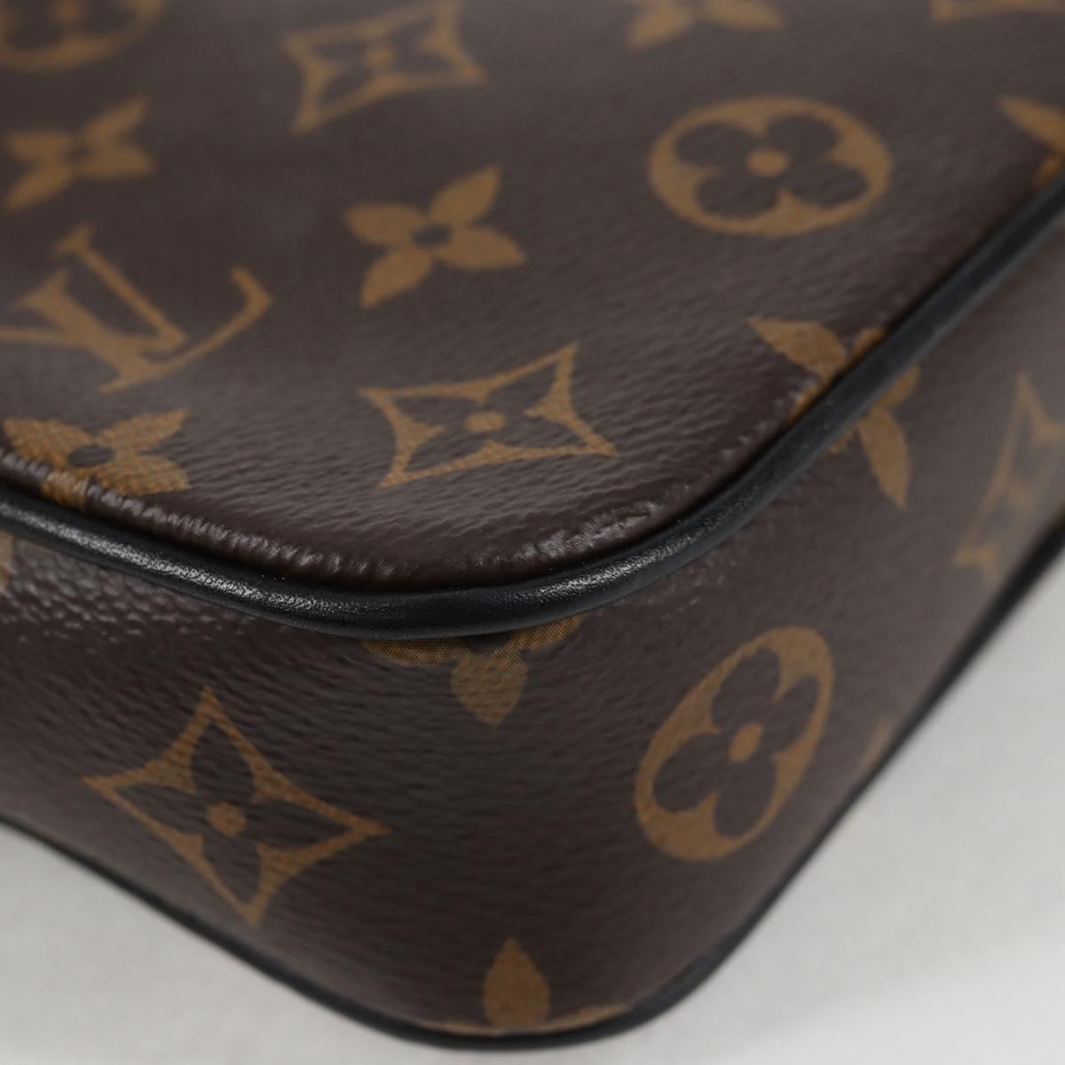 Louis Vuitton Pochette Volga, Brown, Canvas, clutch