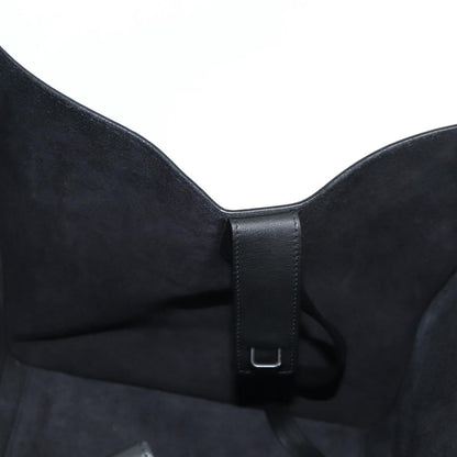 Céline Luggage Phantom, Black, Leather, tote