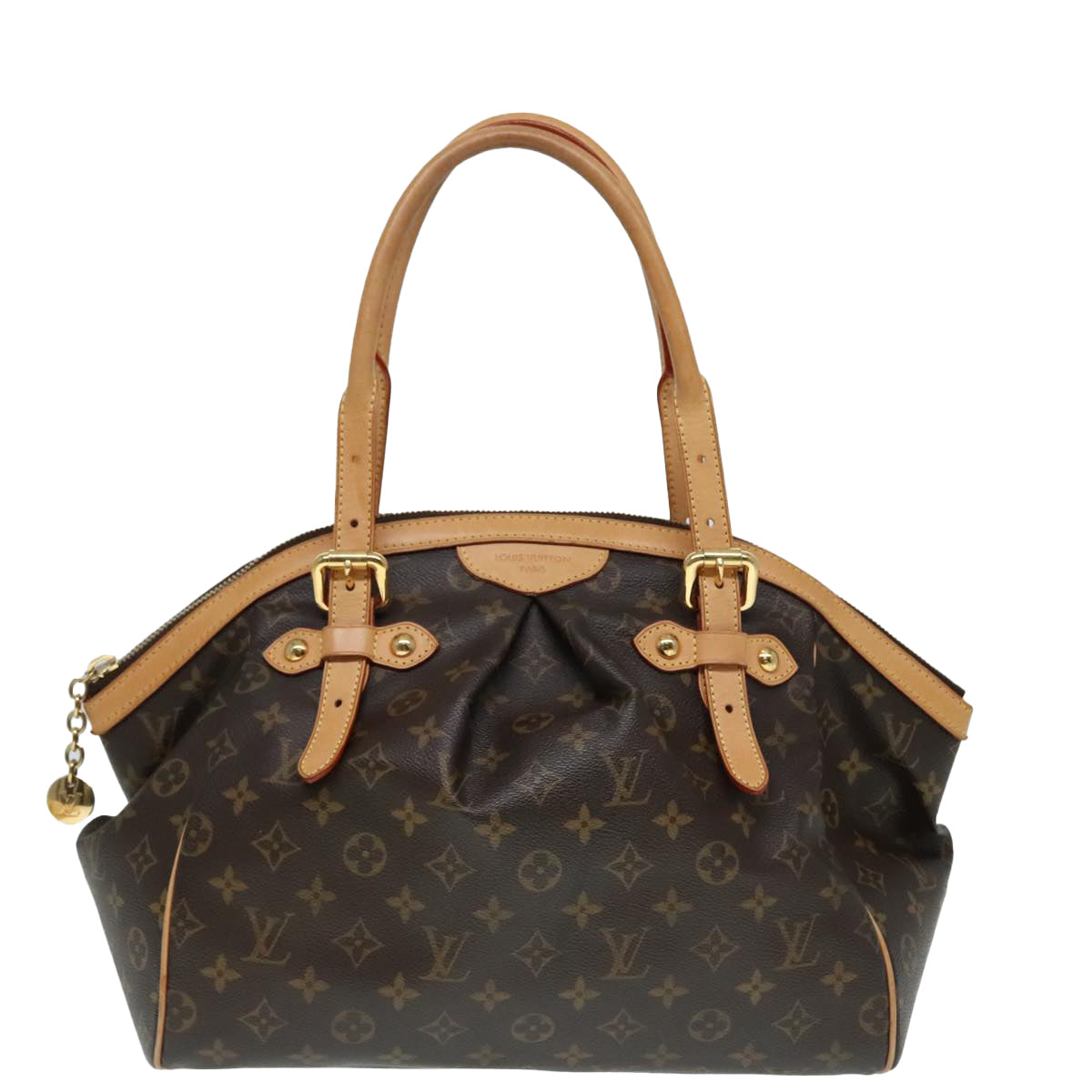 Louis Vuitton Tivoli, Black, Canvas, shoulder