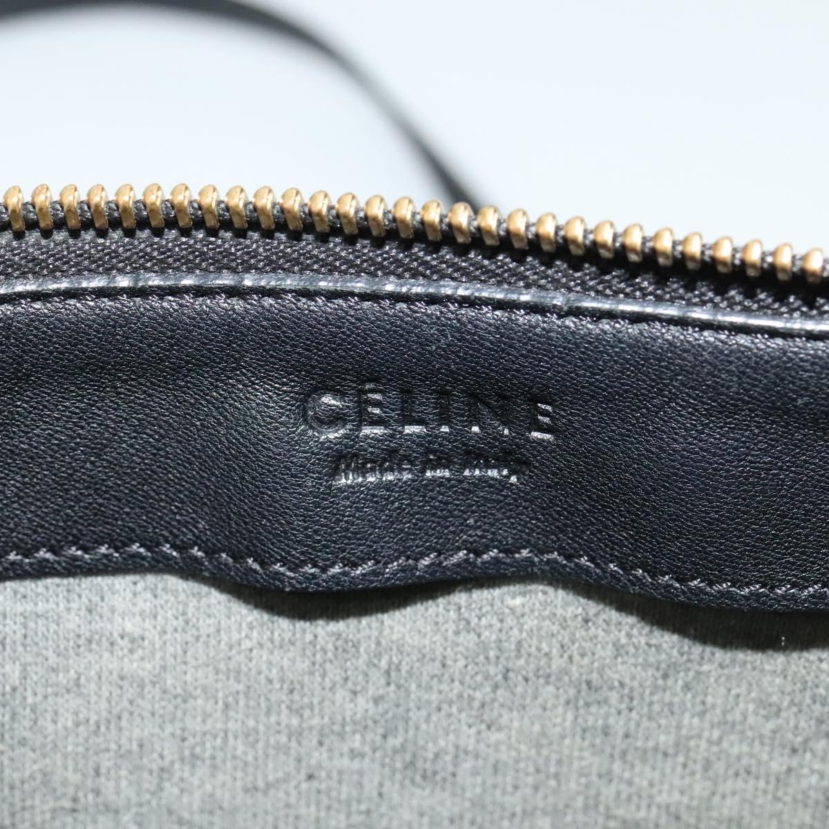 Céline Trio, Black, Leather, shoulder
