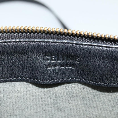 Céline Trio, Black, Leather, shoulder