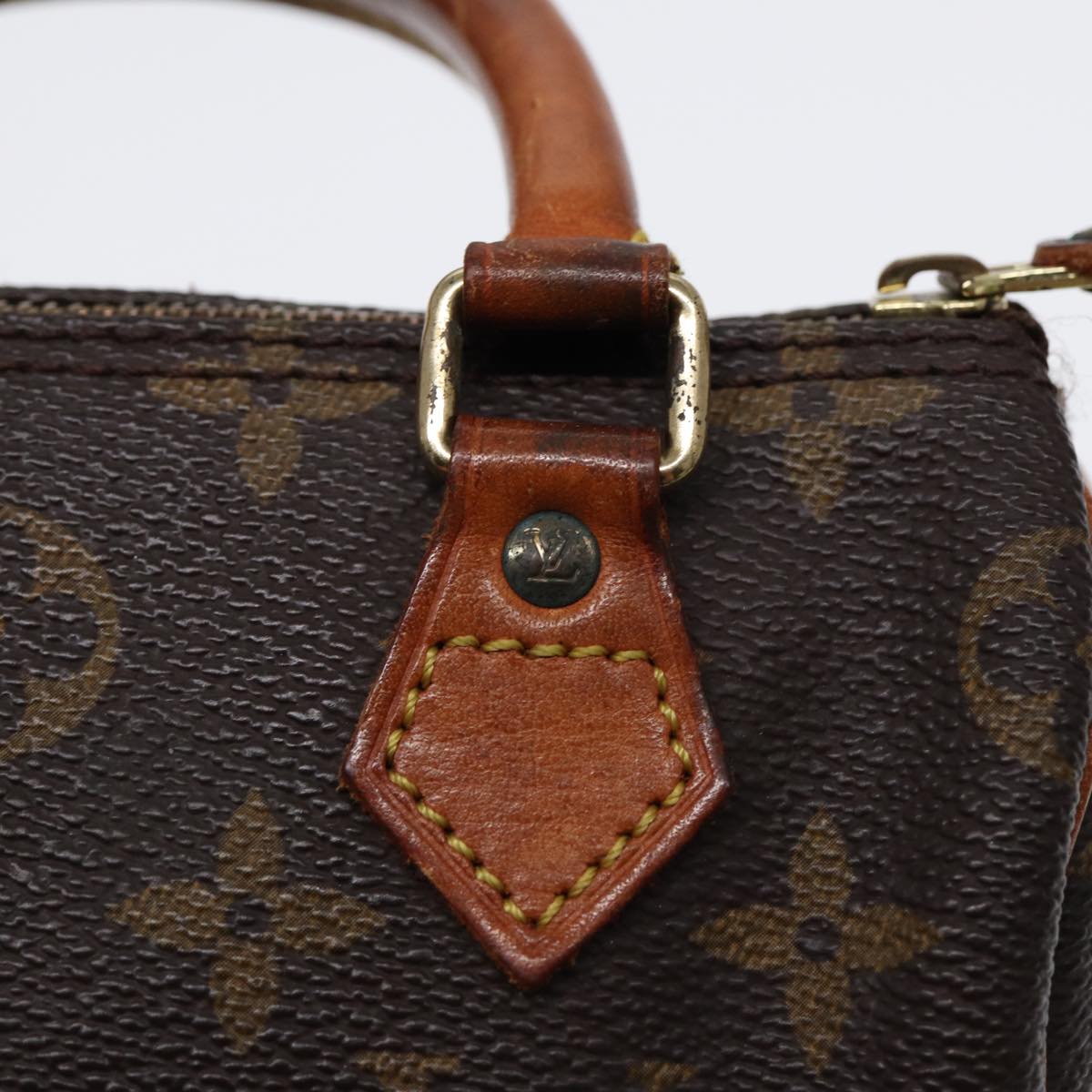 Louis Vuitton Mini speedy, Brown, Canvas, handbag