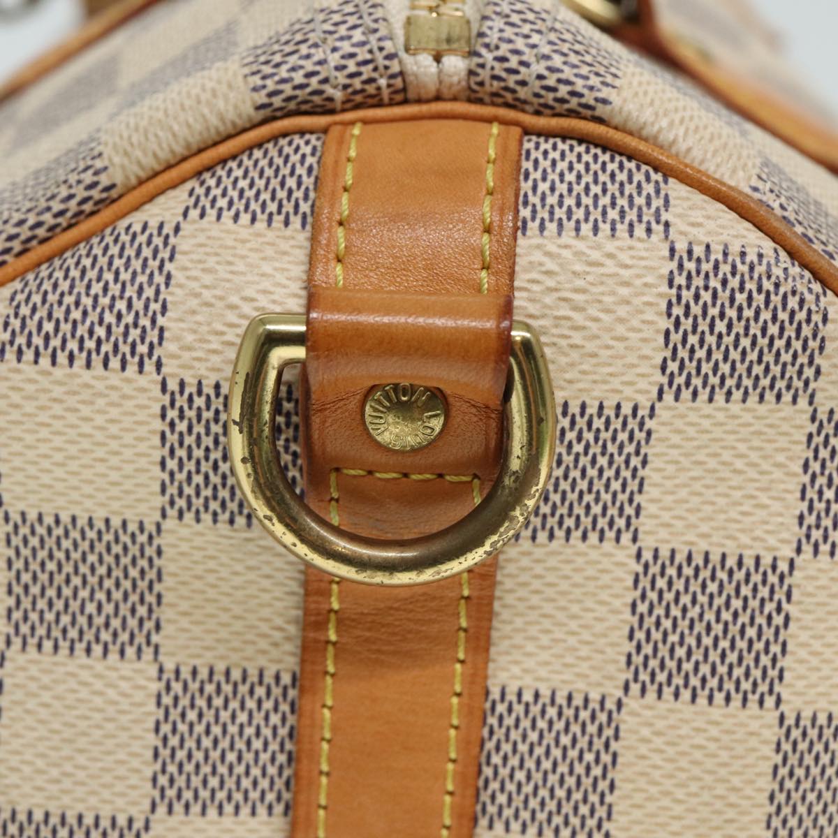 Louis Vuitton Speedy Bandoulière 30, White, Canvas, handbag