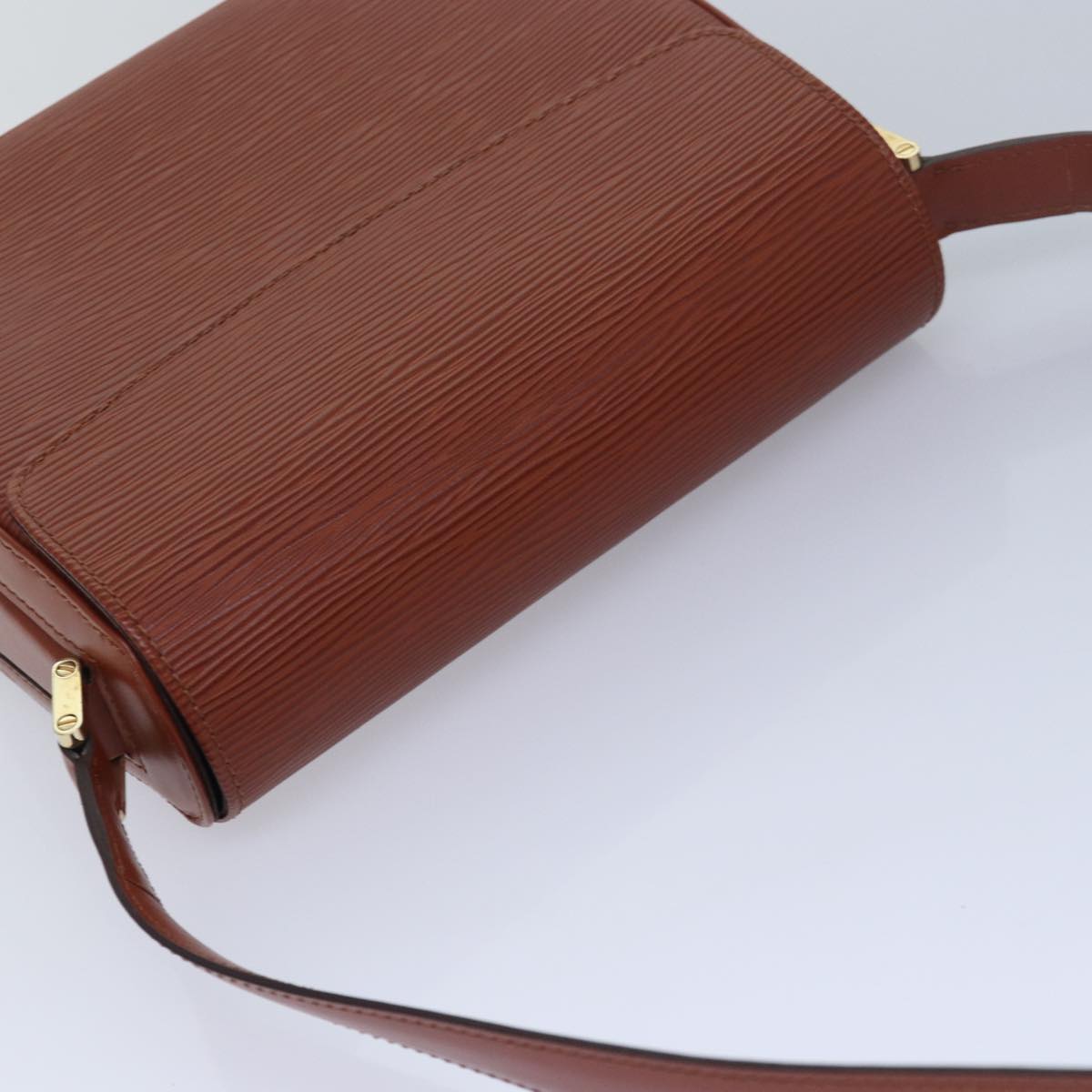 Louis Vuitton buci, Brown, Leather, shoulder