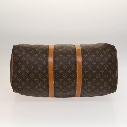 Louis Vuitton Keepall 50, Brown, Canvas, travel