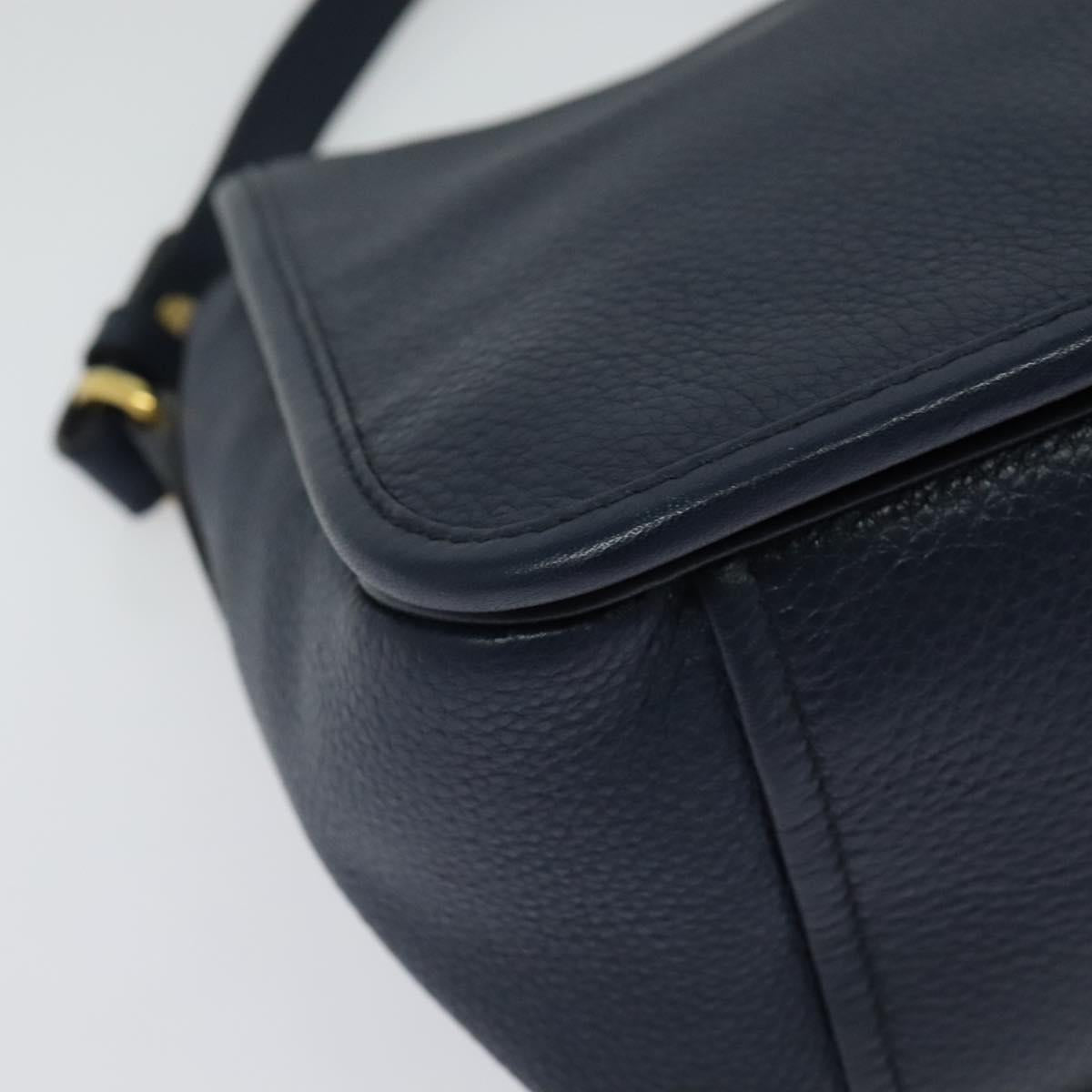 Prada Vitello, Navy, Leather, shoulder