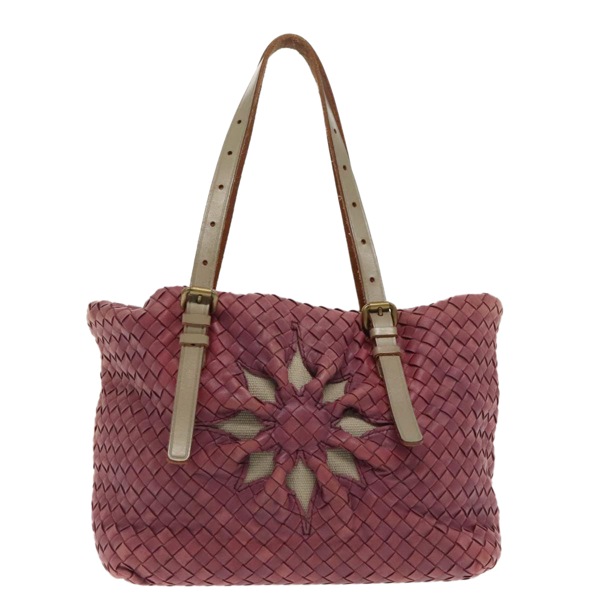 Bottega Veneta Intrecciato, Purple, Leather, tote