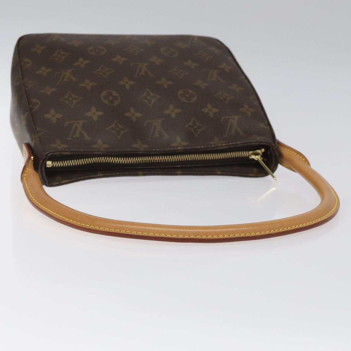 Louis Vuitton Looping MM, Brown, Canvas, shoulder