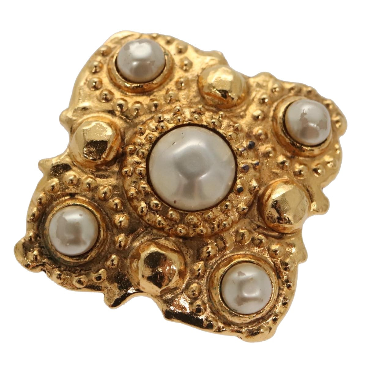 Chanel, Gold, Gold Plated, brooch