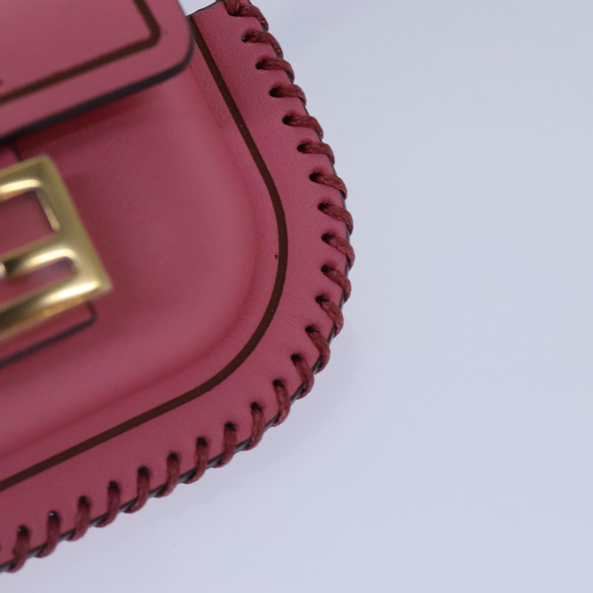 Fendi Baguette, Pink, Leather, clutch