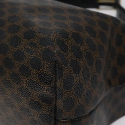 Céline Macadam, Brown, Canvas, shoulder