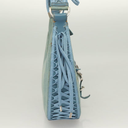 Dior Admit It, Blue, Canvas, shoulder