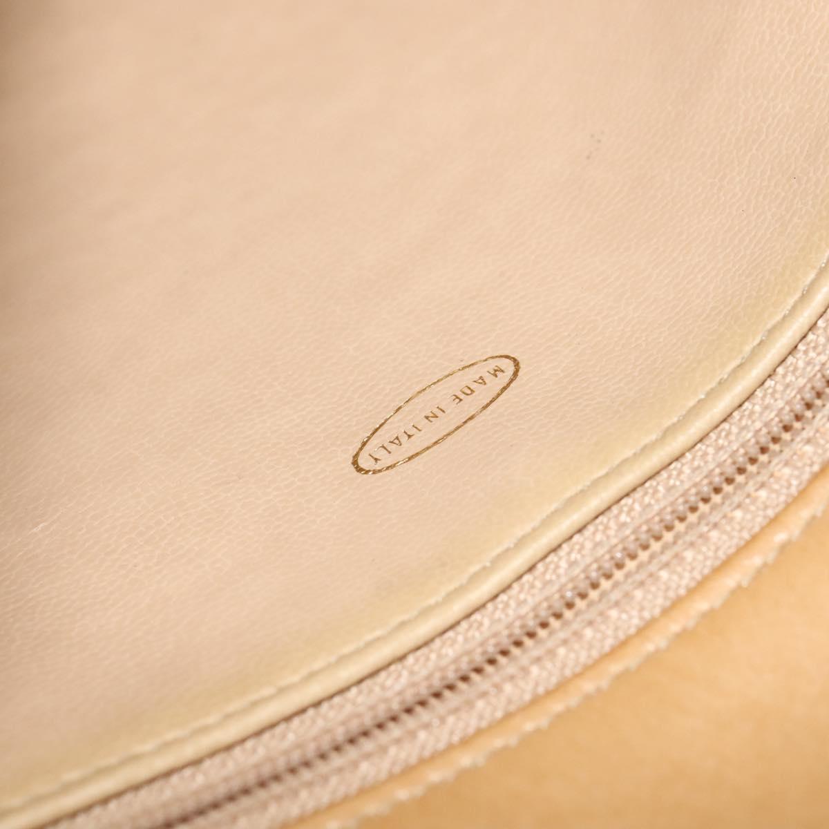 Chanel, Beige, Leather, shoulder