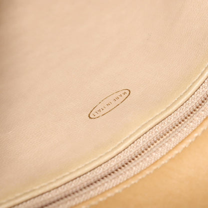 Chanel, Beige, Leather, shoulder