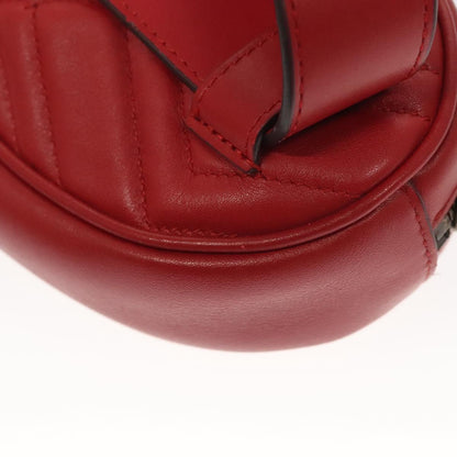 Gucci GG Marmont, Red, Leather, shoulder