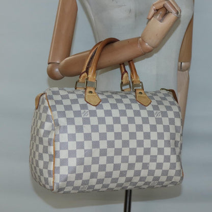 Louis Vuitton Speedy 30, Beige, Canvas, handbag