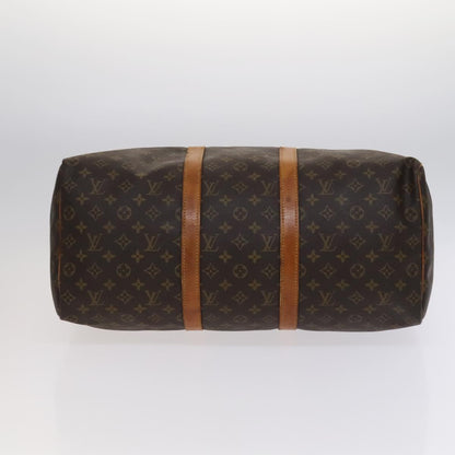 Louis Vuitton Keepall 50, Brown, Canvas, travel